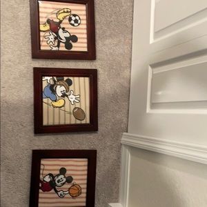 Triplicate classic Mickey Art